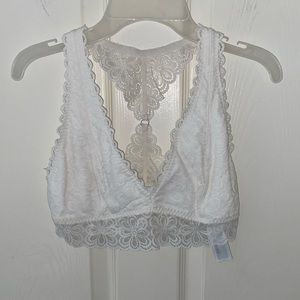 Hollister White Bralette